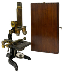 ernst leitz gmbh.wetzlar 　　03377 Ernst Leitz Wetzlar GmbH Microscope With case and extras | eBay