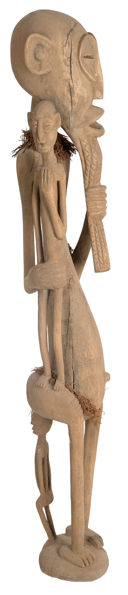 Maasai Man With Child, , African Sculptures - Artisera