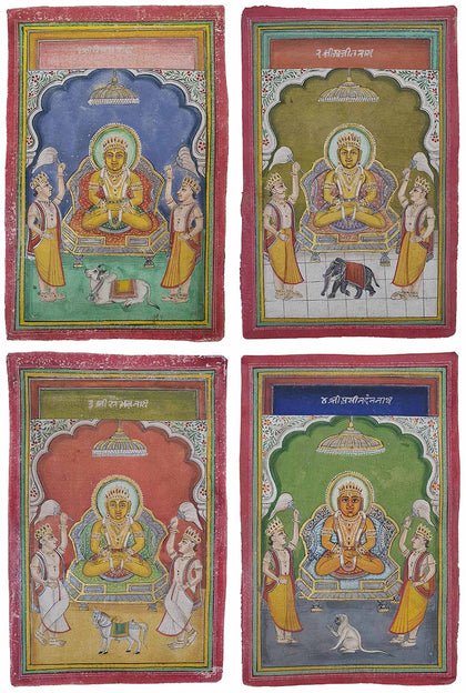 24 Jain Tirthankaras, , Indian Miniatures - Artisera