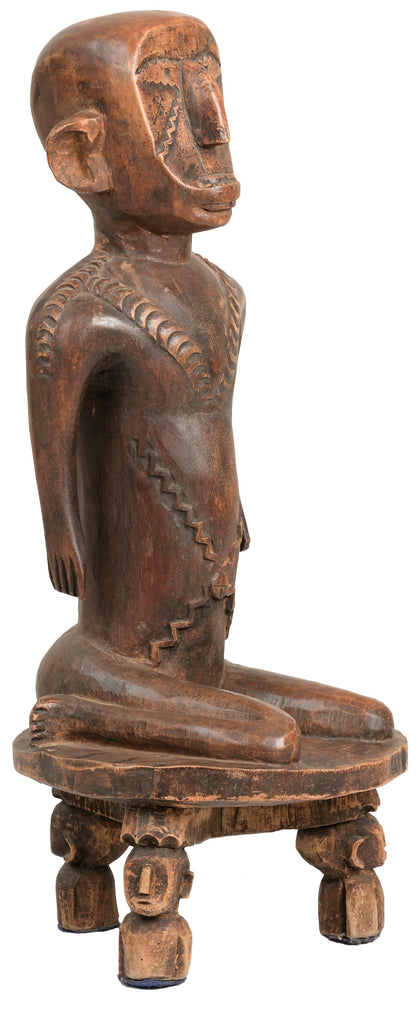 Man Seated on Stool, , African Sculptures - Artisera