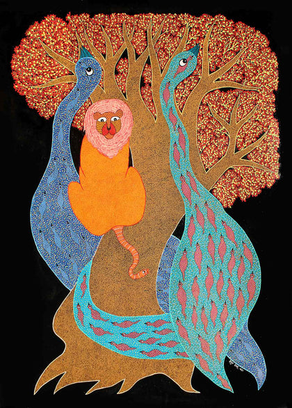 Gond - Untitled 116, Rahul Shyam, Arts of the Earth - Artisera