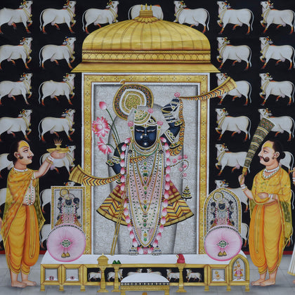 Shrinathji Darshan - 02, , Ethnic Art - Artisera