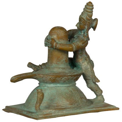 Ekambareswarar (Parvati Embracing Lingam), , Lost Wax Bronze Sculptures - Artisera