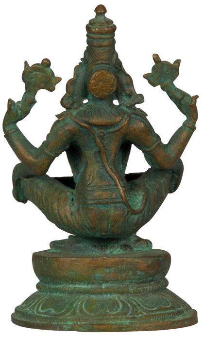 Yoga Narasimha, , Lost Wax Bronze Sculptures - Artisera
