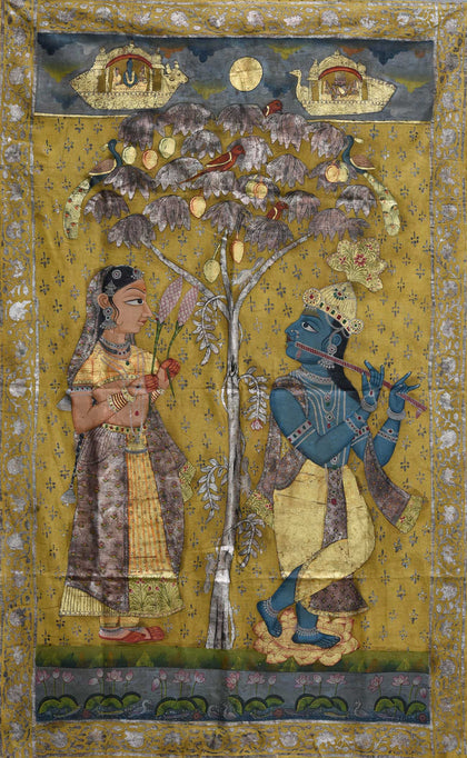 Radha Krishna Under Tree, , Ethnic Art - Artisera