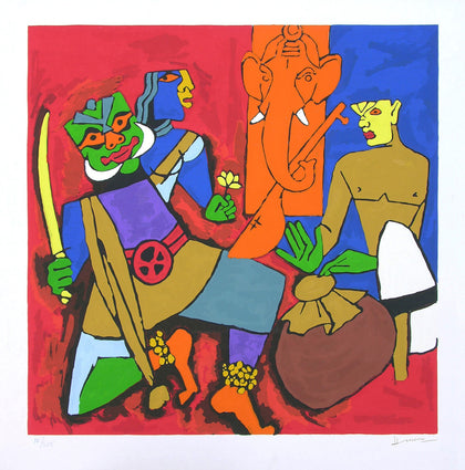 Kerala - I, M.F. Husain, Archer Art Gallery - Artisera