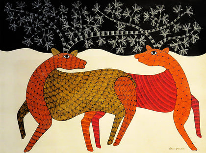 Gond - Untitled 58, Rajendra Kumar Shyam, Arts of the Earth - Artisera