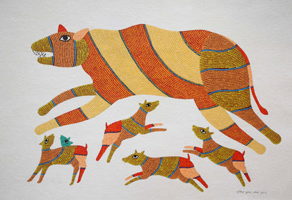 Gond - Untitled 62, Rajendra Kumar Shyam, Arts of the Earth - Artisera