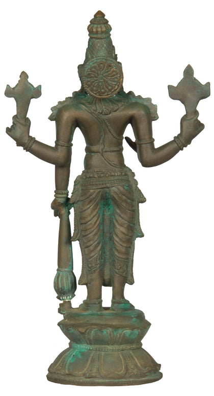 Vishnu - I, , Lost Wax Bronze Sculptures - Artisera