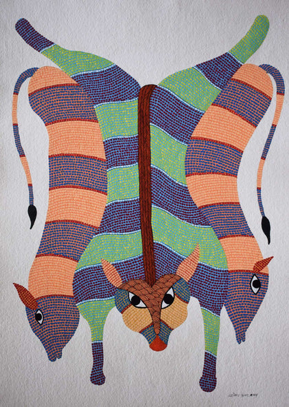 Gond - Untitled 63, Rajendra Kumar Shyam, Arts of the Earth - Artisera