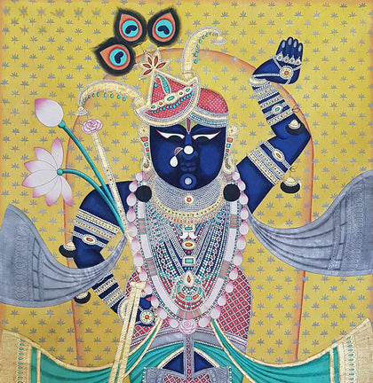 Shrinathji - 05, Nitin and Nilesh Sharma, Ethnic Art - Artisera