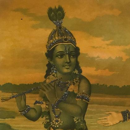 Manini Radha - Introducing Radha to Krishna, Raja Ravi Varma, Indian Arts Palace (AB) - Artisera