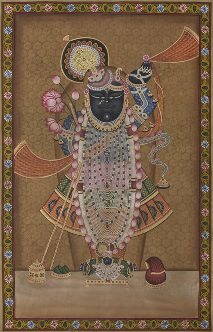 Shrinathji - 26, Nemichand, Ethnic Art - Artisera