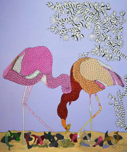 Gond - Untitled 67, Rajendra Kumar Shyam, Arts of the Earth - Artisera