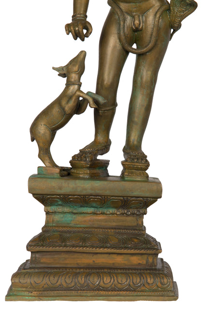 Bhikshatana - II, , Lost Wax Bronze Sculptures - Artisera