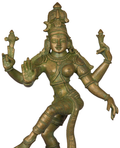 Ardhanareeshwara (Half Shiva Half Parvati) - II, , Lost Wax Bronze Sculptures - Artisera