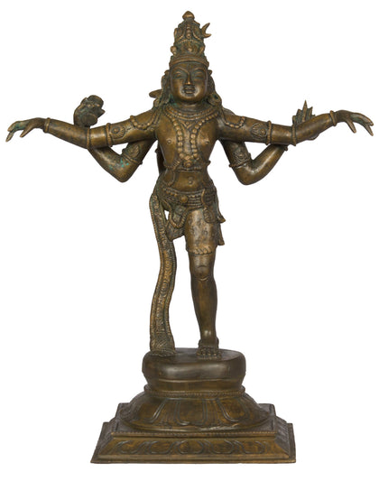 Tandava Shiva, , Lost Wax Bronze Sculptures - Artisera