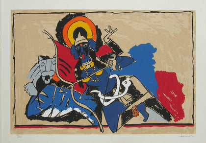Kali, M.F. Husain, Archer Art Gallery - Artisera