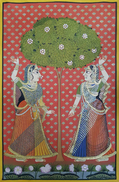 Gopis - 02, Nitin and Nilesh Sharma, Ethnic Art - Artisera