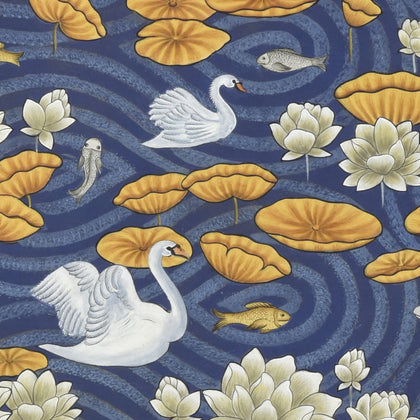 Swans and Cows, Nemichand, Ethnic Art - Artisera