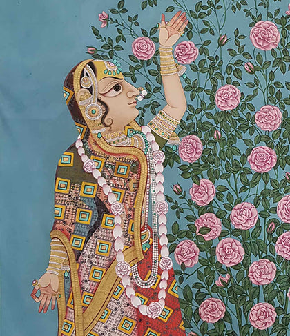 Gopis - 01, Nitin and Nilesh Sharma, Ethnic Art - Artisera