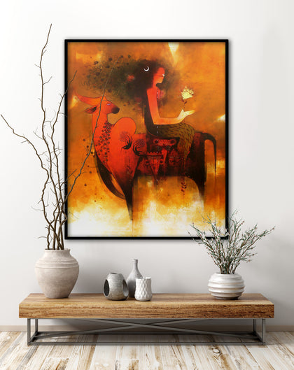 Shiva on Nandi 01, Amol Pawar, Trail of Hope 2.0 - Artisera