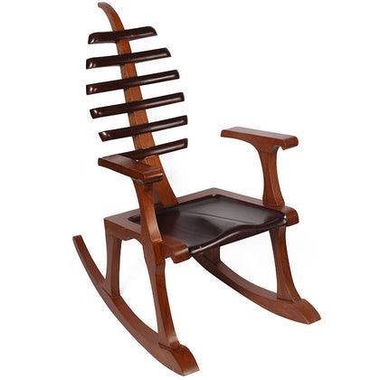 Rocking Chair with Leaf Back, , The Great Eastern Home - Artisera