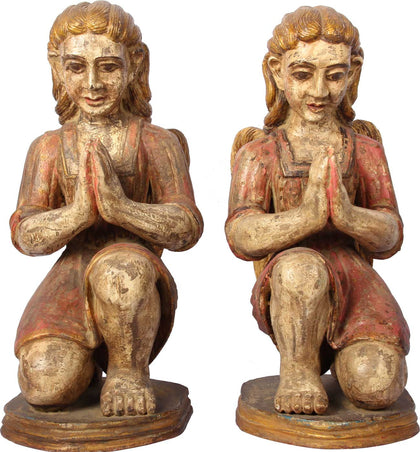 Goan Angels (Pair), , Balaji's Antiques and Collectibles - Artisera