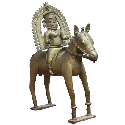 Folk Art Horse with Rider, , Crafters - Artisera
