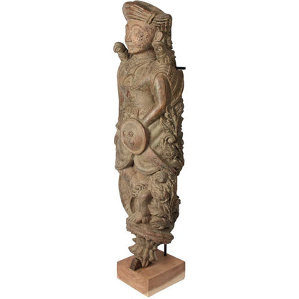 Guard Bracket in Teakwood, Gujarat, , Balaji's Antiques and Collectibles - Artisera