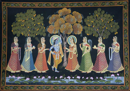 Radha Krishna Under Khejadi Tree, , Pankaj Sharma - Artisera
