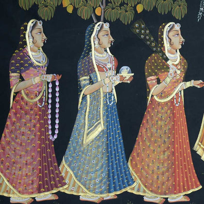 Radha Krishna Under Khejadi Tree, , Pankaj Sharma - Artisera
