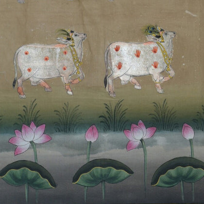 Cows In Silver Leaf - II, , Pankaj Sharma - Artisera