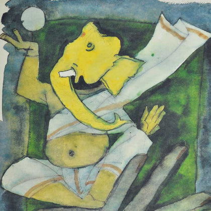 Ashtavinayak - V, M.F. Husain, Archer Art Gallery - Artisera