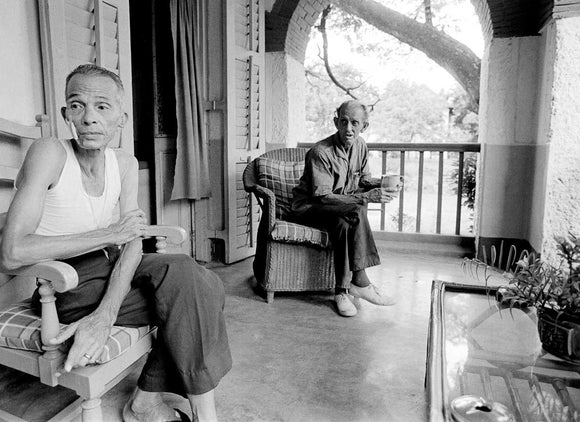 Archibald Mitchell and 'Chicken' George - Tollygunge, Calcutta, 1980, Karan Kapoor, Internal - Artisera