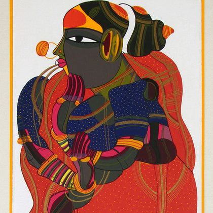 Telangana Woman - V, Thota Vaikuntam, Archer Art Gallery - Artisera