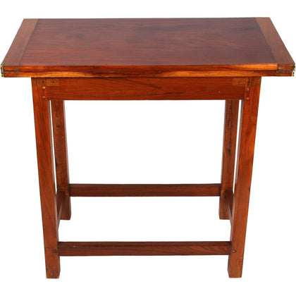 Campaign Folding Card Table, , Balaji's Antiques and Collectibles - Artisera