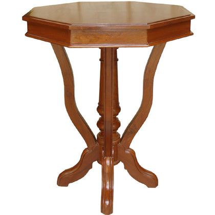 Colonial Style Octagonal Teak Wood Table, , La Boutique - Artisera