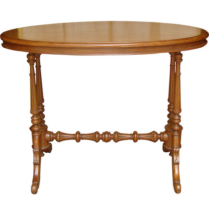 Oval Teak Wood Table, , La Boutique - Artisera