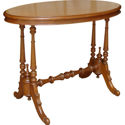 Oval Teak Wood Table, , La Boutique - Artisera