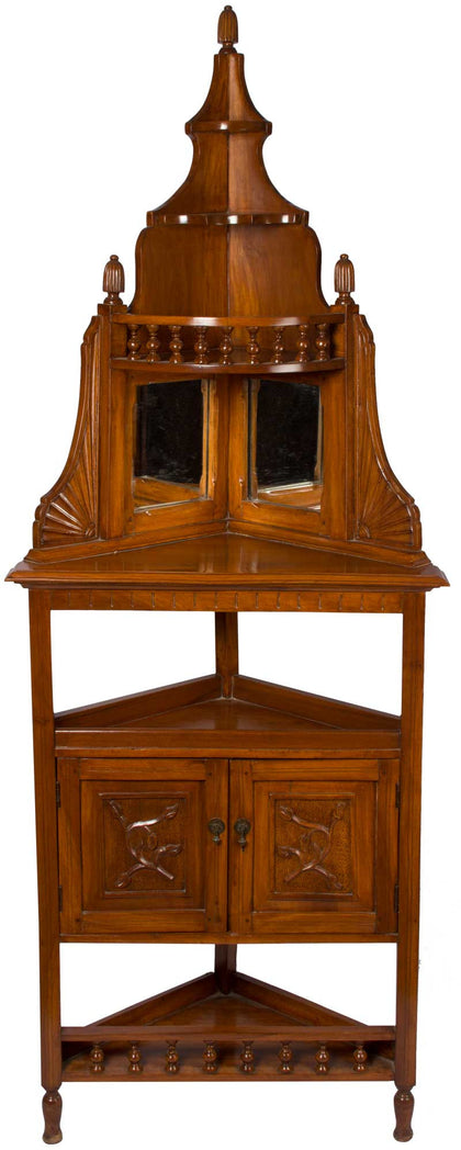 Corner Cabinet with Mirror, , The Great Eastern Home - Artisera