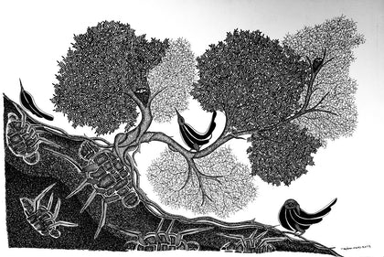 Gond - Untitled 34, Mayank Shyam, Must Art - Artisera