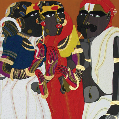 Telangana People, Thota Vaikuntam, Archer Art Gallery - Artisera