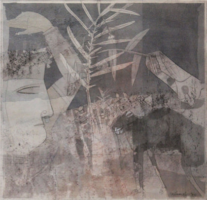 Untitled GP01, Ganesh Pyne, Emami Chisel Art - Artisera