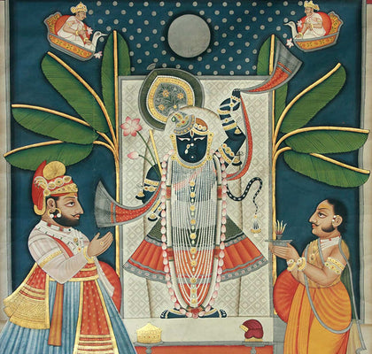 Shrinathji Puja By Maharaja Bhim Singh, , Pankaj Sharma - Artisera