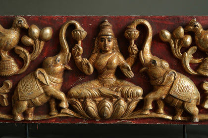 Gajalakshmi Door Panel, , Phillips Antiques - Artisera