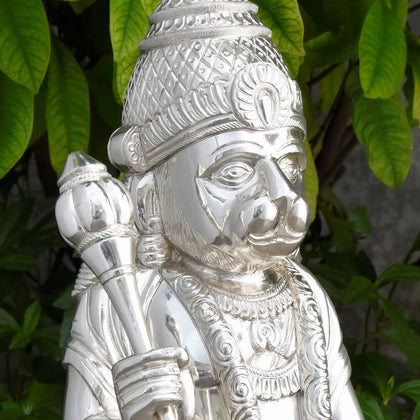 Hanuman, , Silver Showpieces - Artisera