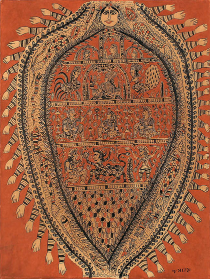 Kalamkari - Untitled 02, , Gallery Espace - Artisera