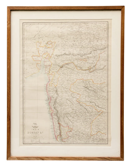 Map of Bombay and Surrounds, 1890s, , Balaji's Antiques and Collectibles - Artisera