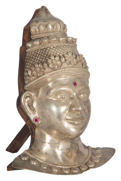 Gowri Head in Silver, , Navrathans Antique Art - Artisera